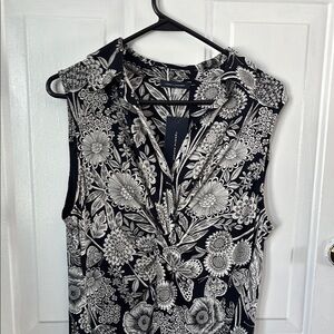 NWT Tommy Hifiger Floral Sleeveless Dress Sz 14
